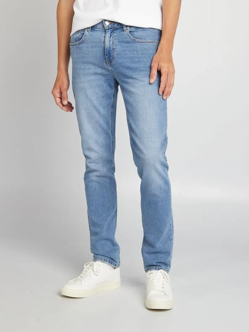 VAQUERO SLIM CON 5 BOLSILLOS  L34  AZUL
